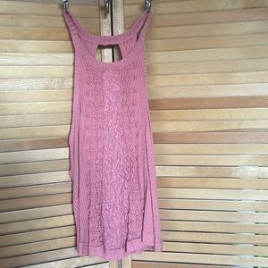 Taylor and Sage DarkRose Gold flow top. Size medium